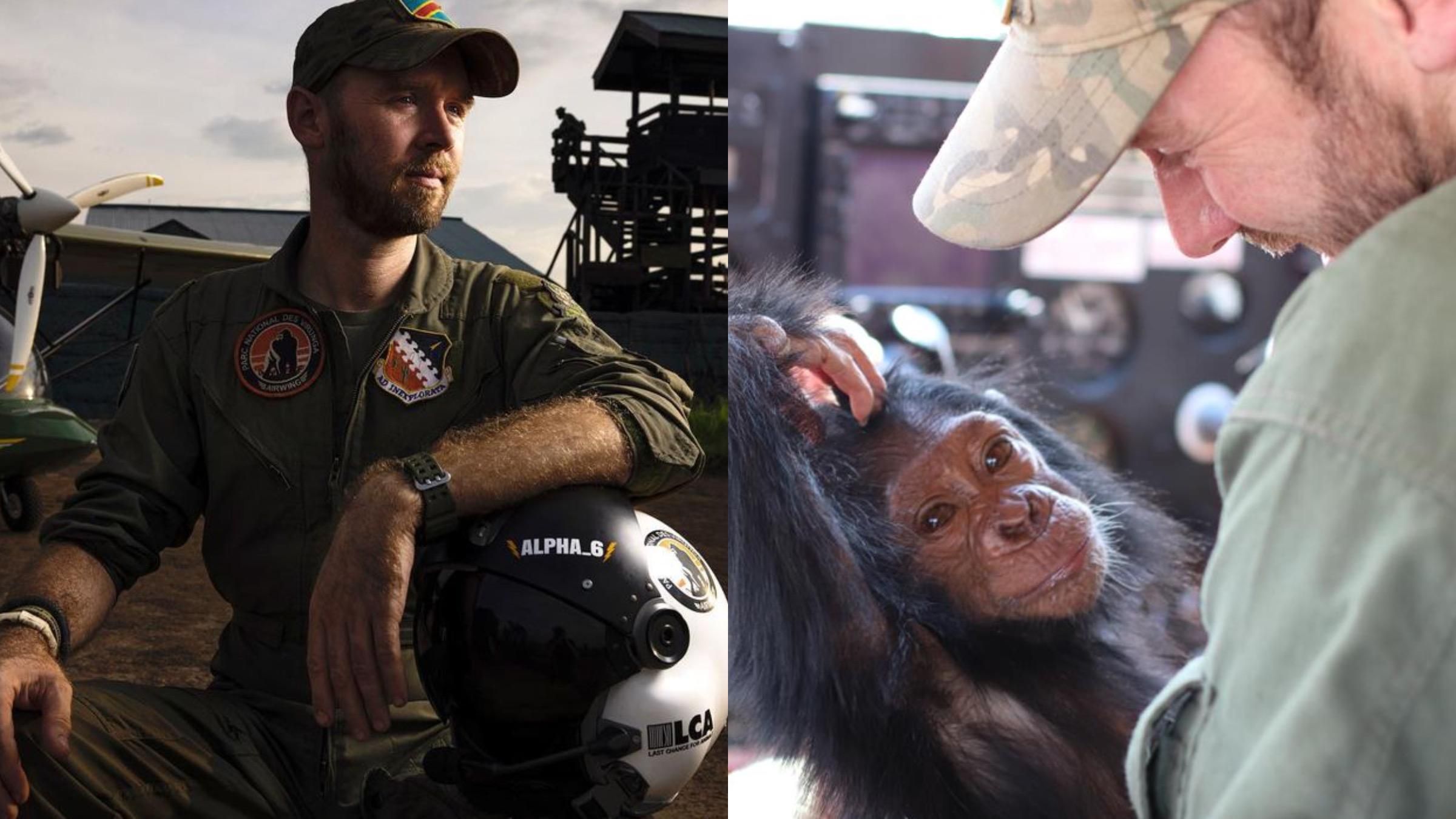 Управляет самолетом с шимпанзе на руках: как мужчина спасает животных от браконьеров - Pets