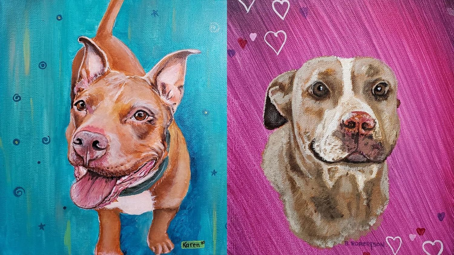Художники малюють портрети безпритульних собак: як це допомагає чотирилапим знайти новий дім - Pets