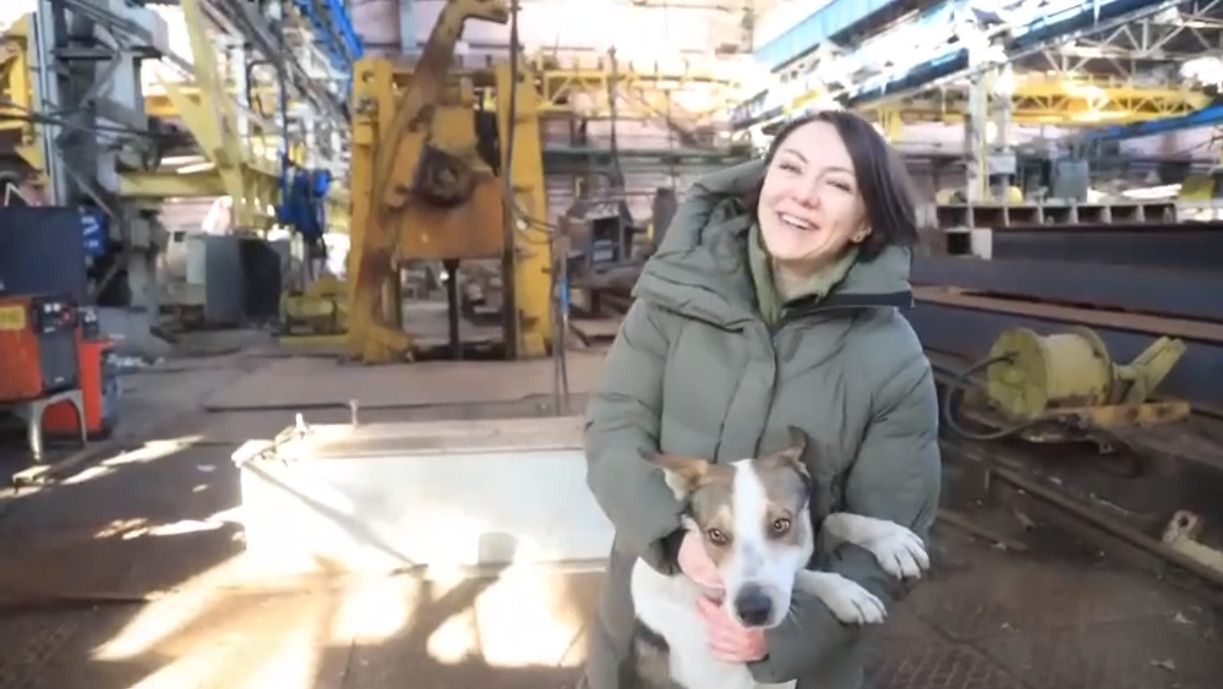 Смішне відео - пес увірвався в ефір телемарафону до Ганни Маляр - Pets