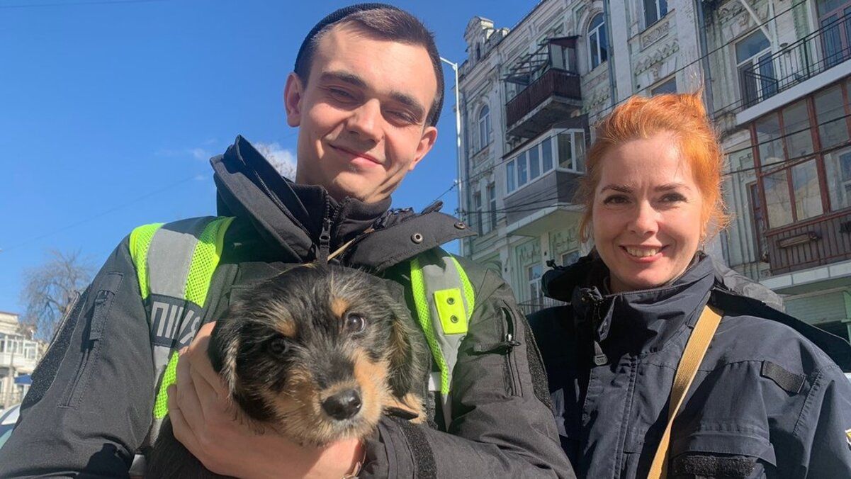 Полиция изъяла у киевлянки щенка, с которым та жестоко обращалась