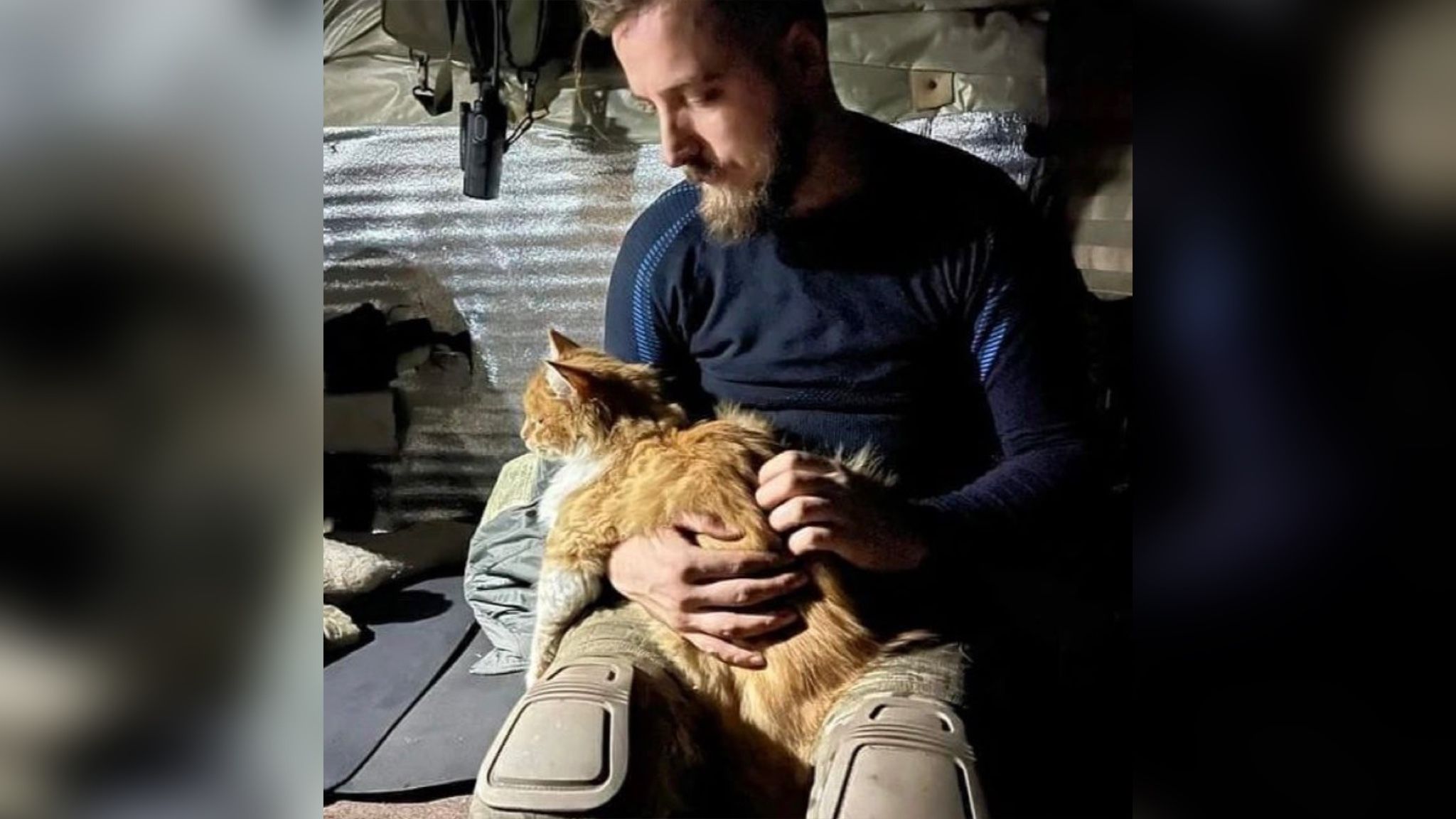 Разом з поетом Максимом Кривцовим загинув і його котик Разом з поетом Максимом Кривцовим загинув і його котик